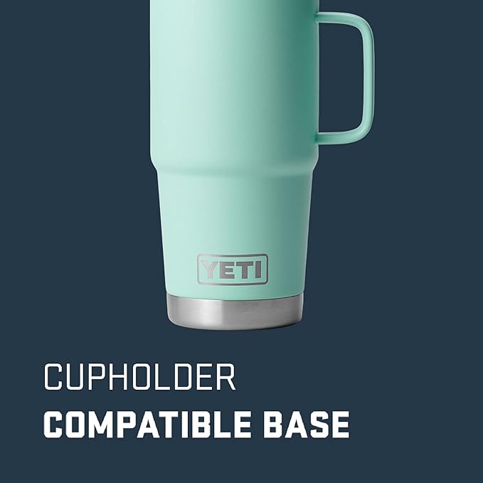 YETI Rambler 20 oz Travel Mug, Stainless Steel, Vacuum Insulated with Stronghold Lid - Image 2