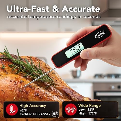 Sterno Digital Meat Thermometer, Instant Read - Image 2
