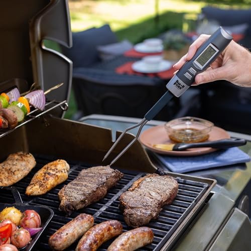 Maverick BarBFork Digital Meat Thermometer Fork, Preset Temps for 6 Meats, Backlit LCD, Beep Alert, Stainless Steel Probes, Auto-Off - Image 4