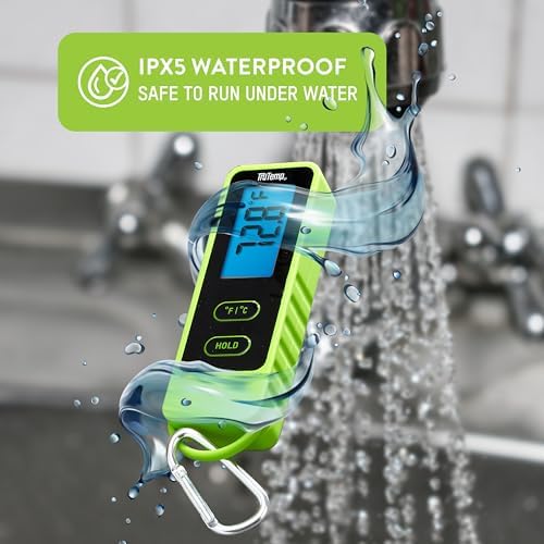 Taylor Tru Temp Digital Meat Thermometer with Folding Probe, Caribiner Clip - Image 4