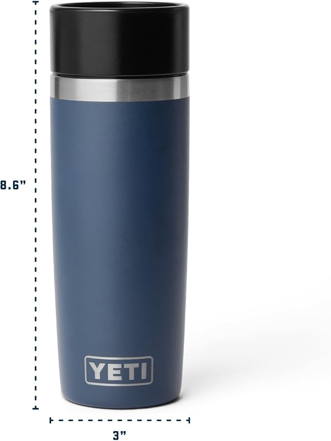 YETI Rambler 16 oz Travel Bottle, Stainless Steel, Vacuum Insulated with Leakproof Commuter Cap, Black - Image 6