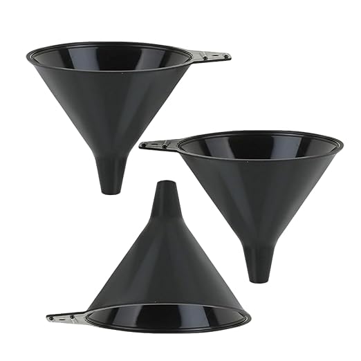 Plastic Funnel Set, Kitchen Funnels by Collgene