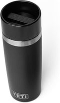YETI Rambler 16 oz Travel Bottle, Stainless Steel, Vacuum Insulated with Leakproof Commuter Cap, Black by YETI