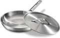 Stainless Steel Frying Pan 12 Inch by VEDNHOL