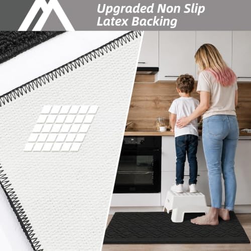 COSY HOMEER Kitchen Rugs Non Slip Washable 24"x60" Kitchen Mats for Floor - Image 4