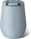 BrüMate Uncork'd 14oz 100% Leakproof Insulated Wine Tumbler | Locking Lid | Insulated Stainless Steel Wine Glass | Perfect For Travel & Outdoors | BPA-Free (Mist) by Br%C3%BCMate