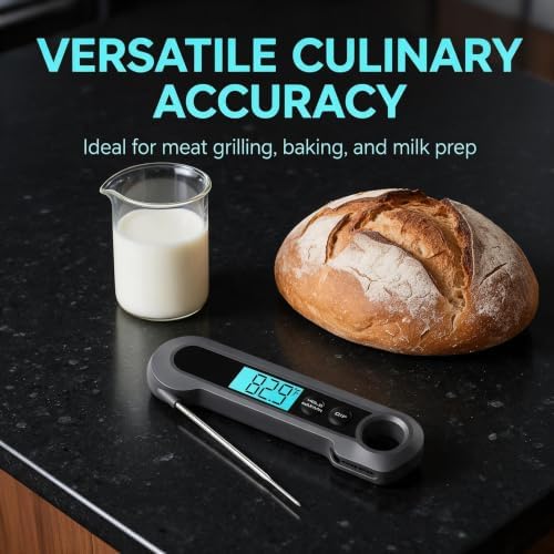 Digital Grill Meat Thermometer with Magnetic Back - Image 7
