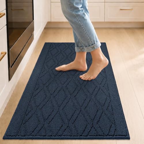 COSY HOMEER Kitchen Rugs 24"x35" Non-Slip Washable Kitchen Mats for Floor by COSYHOMEER