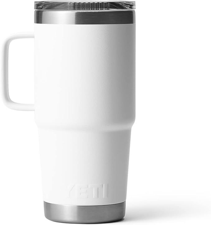 YETI Rambler 20 oz Travel Mug, Stainless Steel, Vacuum Insulated with Stronghold Lid - Image 3
