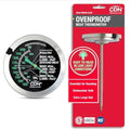 CDN Ovenproof Meat Thermometer – Glow Dial | ProAccurate® | 2" Easy-Read Dial | Waterproof, Recalibratable | For Oven Roasting, Poultry, Beef, BBQ | IRM200-GLOW by CDN-ComponentDesignNorthwestInc