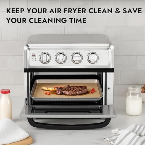 BYKITCHEN 200PCS 11 x 9in Disposable Air Fryer Parchment Paper Sheet Liners - Image 4