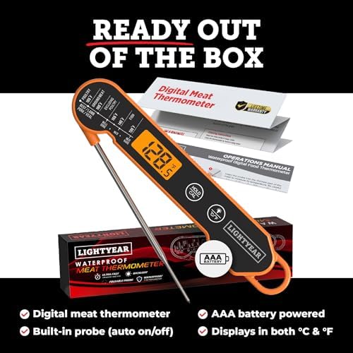 Lightyear Digital Meat Thermometer – Instant Read for Grilling - Image 6