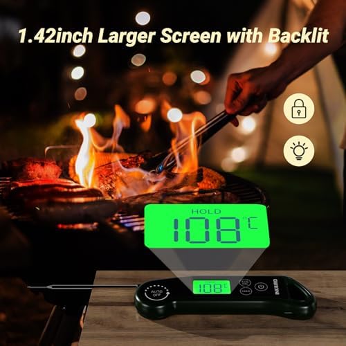 INKBIRD 0.5S Waterproof Instant Read Meat Food Thermometer for Cooking - Image 5