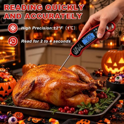 Meat Thermometer Digital, Instant Read Food Thermometer - Image 2