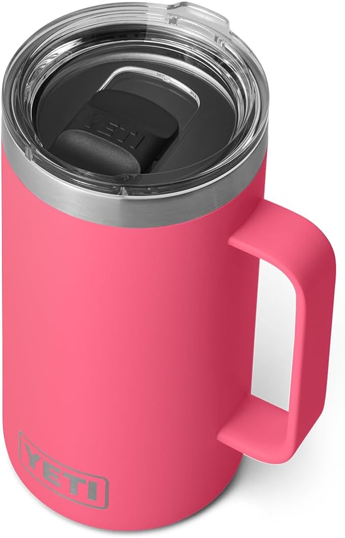 YETI Rambler 24 oz Mug, Vacuum Insulated, Stainless Steel with MagSlider Lid by YETI