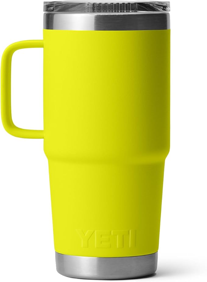 YETI Rambler 20 oz Travel Mug, Stainless Steel, Vacuum Insulated with Stronghold Lid - Image 6