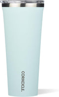 Corkcicle Classic Tumbler - Keeps Drinks Cold for 9 Hours & Hot for 3 - Triple-Insulated Stainless Steel - Holiday Tumbler Gift - 16 oz - Gloss Powder Blue by Corkcicle