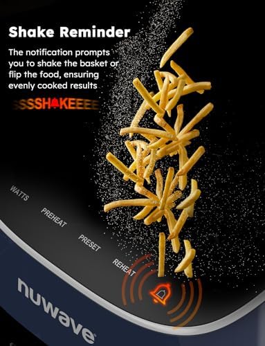 Nuwave Brio Plus 8 Qt Air Fryer, PFAS Free, New & Improved, 50-400°F in 5°F - Image 2