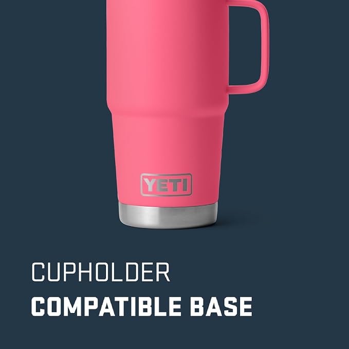 YETI Rambler 20 oz Travel Mug, Stainless Steel, Vacuum Insulated with Stronghold Lid - Image 3