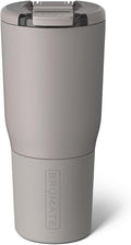 BrüMate Nav 25oz 100% Leak Proof Insulated Travel Tumbler with Magnetic BevLock™ Lid - Double Wall Cup-Holder Friendly Stainless Steel Mug (Mocha) by Br%C3%BCMate