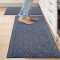 COSY HOMEER Kitchen Rugs Sets of 2 Non-Slip Washable,48x20Inch/30X20Inch by COSYHOMEER