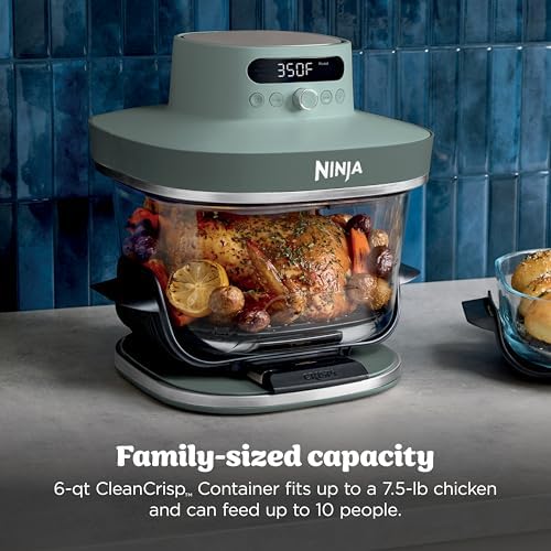 Ninja Crispi Pro Glass Air Fryer, 6-in-1, Ash Grey, AS101DG - Image 5