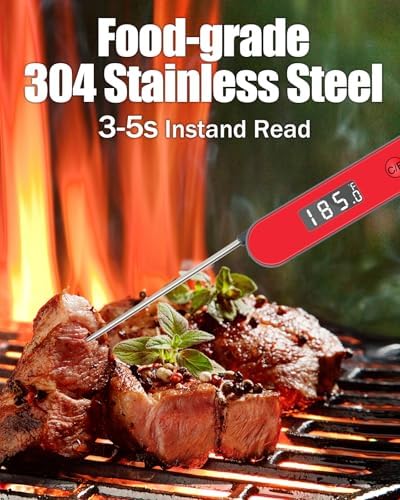 Instand Read Digital Food Thermometer for Grill Meat BBQ Steak - Image 5