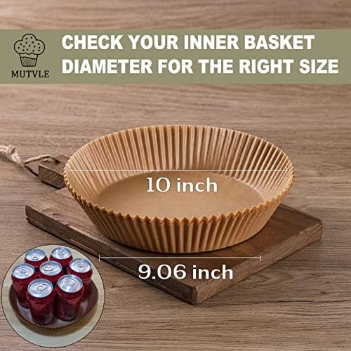 10 Inch Air Fryer Disposable Paper Liner Round - Image 6