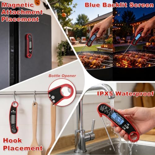 Meat Thermometer Digital, Instant Read Food Thermometer - Image 4
