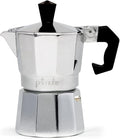 Primula Classic Stovetop Espresso and Coffee Maker, Moka Pot for Italian and Cuban Café Brewing, Greca Coffee Maker, Cafeteras, 1 Espresso Cup, Silver by Primula