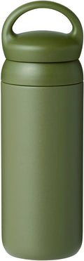 KINTO 21095 Day-off Tumbler, 16.9 fl oz (500 ml), Khaki, Double Wall Vacuum Construction, Hot and Cold Insulation, Water Bottle by Unknown