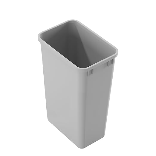 Dowell 50L Wastebasket Trash Container, 52.8Qt/13.2Gal, by DowellKitchenBath