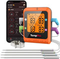 TempPro TempSync 650ft Bluetooth Meat Thermometer with 4 Color-Coded Probes by TempPro