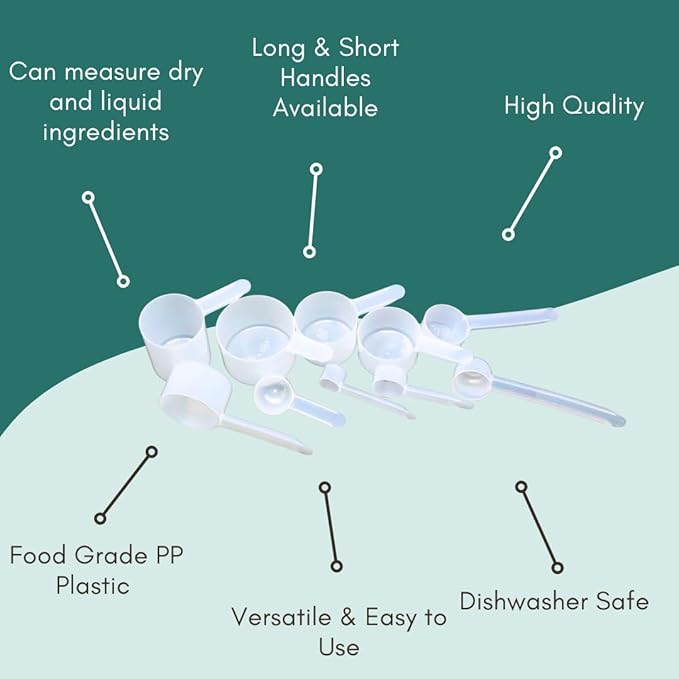 1 mL Long Handle Plastic Measuring Spoon - Image 6