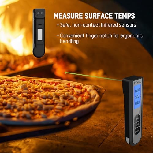 Taylor Tru Temp Digital Infrared and Folding Thermocouple Thermometer, Gray - Image 5