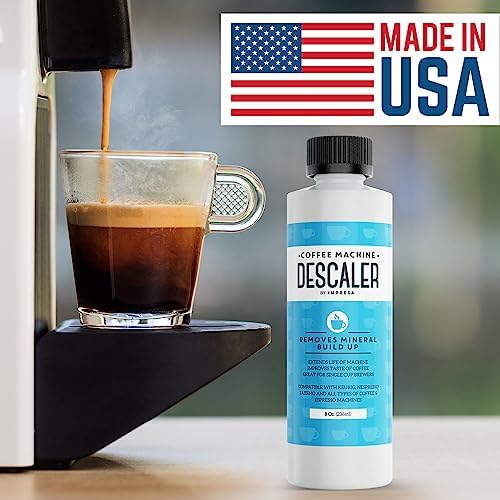 IMPRESA Coffee Machine Descaler - Machine-Safe Formula & Descaling Solution - Universal Descaler for Coffee Maker Compatible with Keurig, Nespresso, Breville & More - 3 Pack, 6 Uses, Made in USA - Image 6