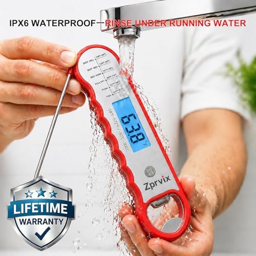 0.5s Instant Read Meat Thermometer Digital, Cooking, ±0.5°F Accuracy - Image 6