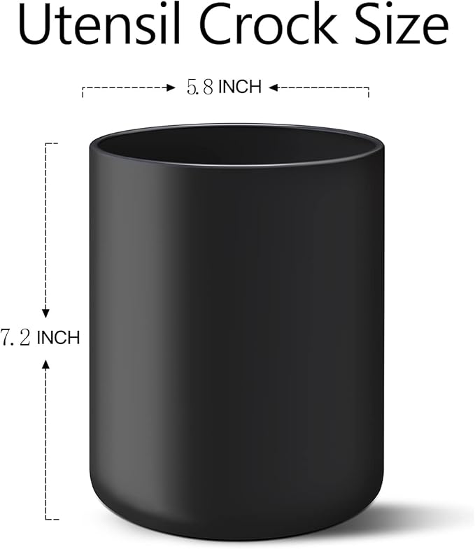 LATCHHOOK Black Kitchen Utensil Holder - Image 6