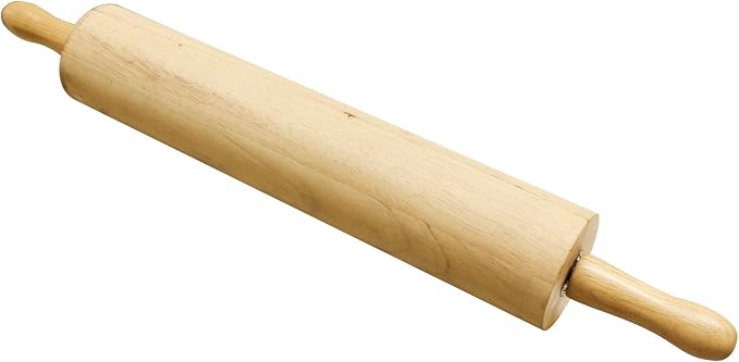 TrueCraftware- 15" Wooden Rolling Pin 3-1/4" Diameter- Wooden Roll Pin Dough by Unknown