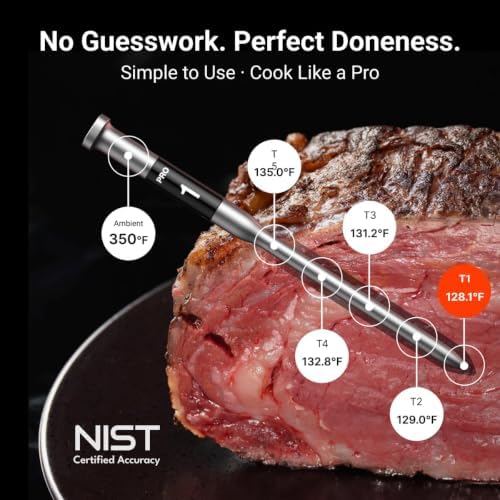 ThermoMaven Sub-1G Wireless Meat Thermometer, No App Needed, 2 Probes - Image 4