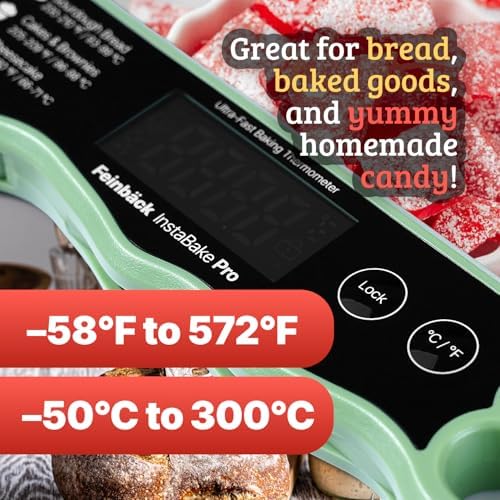 Pro Instant Read Food Thermometer, Olive Green - Image 3