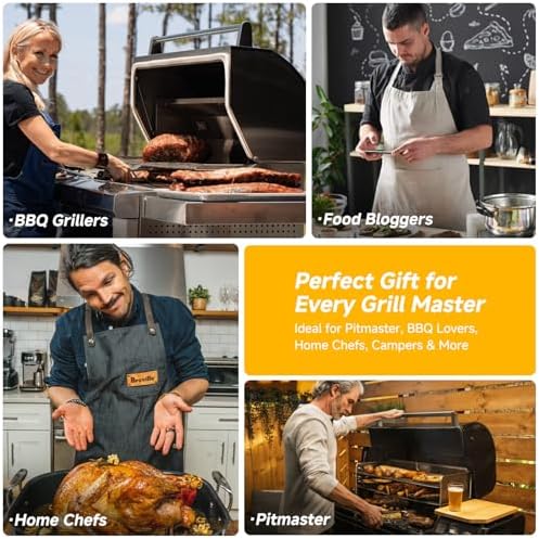 Wireless Meat Thermometer Digital, Bluetooth Cooking Thermometer, Remote Tracking and Real-Time Readings with Apps, for iOS and Android, for BBQ, Grill, Smoker - Image 4