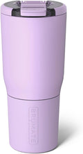 BrüMate Nav 25oz 100% Leak Proof Insulated Travel Tumbler with Magnetic BevLock™ Lid - Double Wall Cup-Holder Friendly Stainless Steel Mug (Lavender) by Br%C3%BCMate