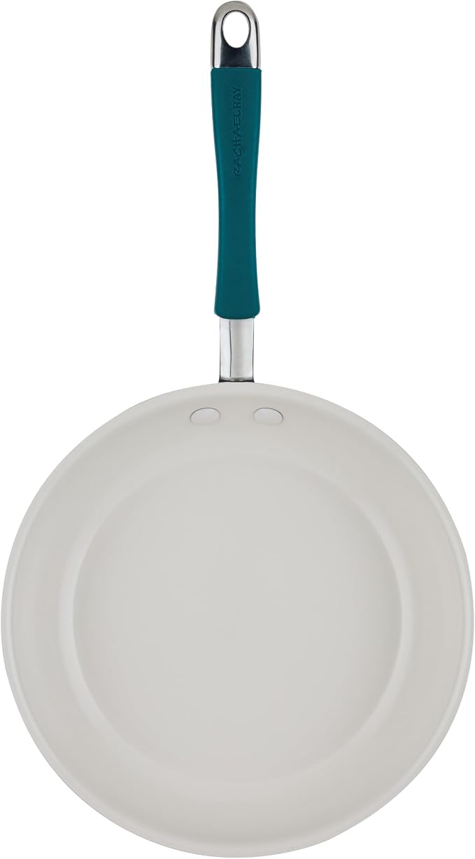 Rachael Ray Cucina Ceramic Nonstick Frying Pans/Skillet Set, Dishwasher Safe - Image 11