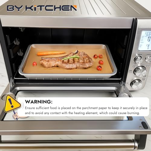 BYKITCHEN 200PCS 11 x 9in Disposable Air Fryer Parchment Paper Sheet Liners - Image 5