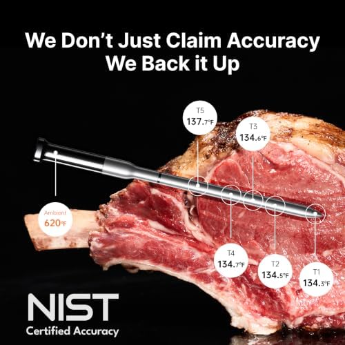 Typhur Sync Gold Dual Wireless WiFi Meat Thermometer with Carrying Case - Image 2