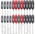 Copkim 24 Pcs Instant Read Meat Thermometer Long Probe,Black, White, Red by Copkim