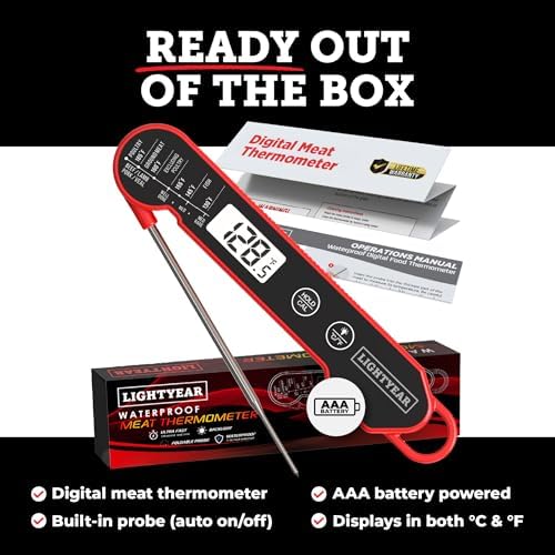 Lightyear Digital Meat Thermometer – Instant Read for Grilling - Image 6