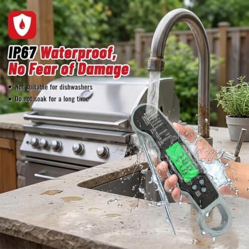 Meat Thermometer Digital Instant Read Food Thermometer for Oven & Cooking - Image 5