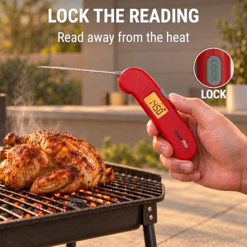 TempPro TempX1 1s Instant Read Meat Thermometer Digital for Grilling - Image 6